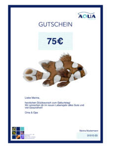 Alternative view of Geschenkgutschein
